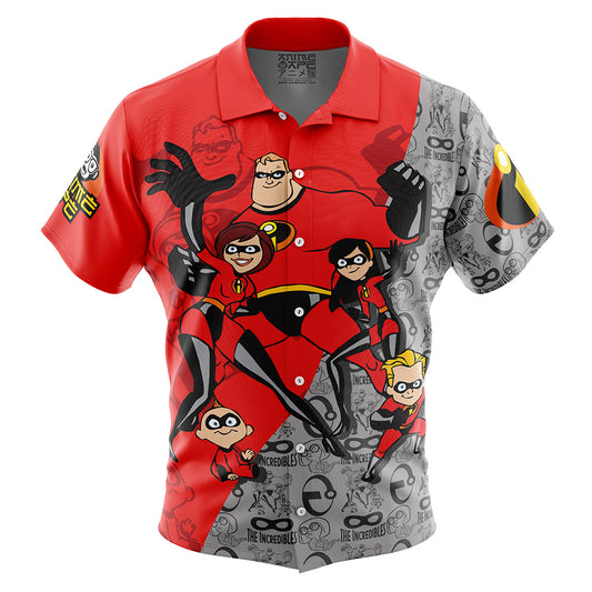 The Incredibles Button Up Hawaiian Shirt