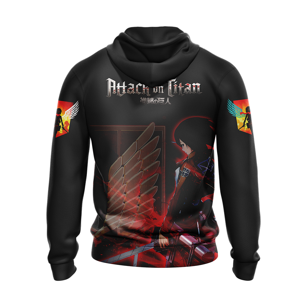 Attack On Titan Hoodie The World Is Cruel And Also Very Beautiful Hoodie Black Unisex