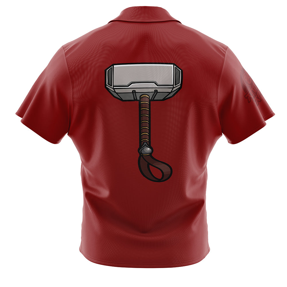 Thor Marvel Button Up Hawaiian Shirt