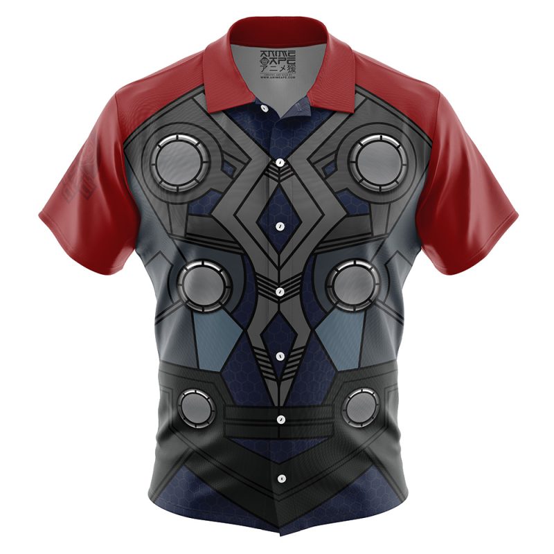 Thor Marvel Button Up Hawaiian Shirt