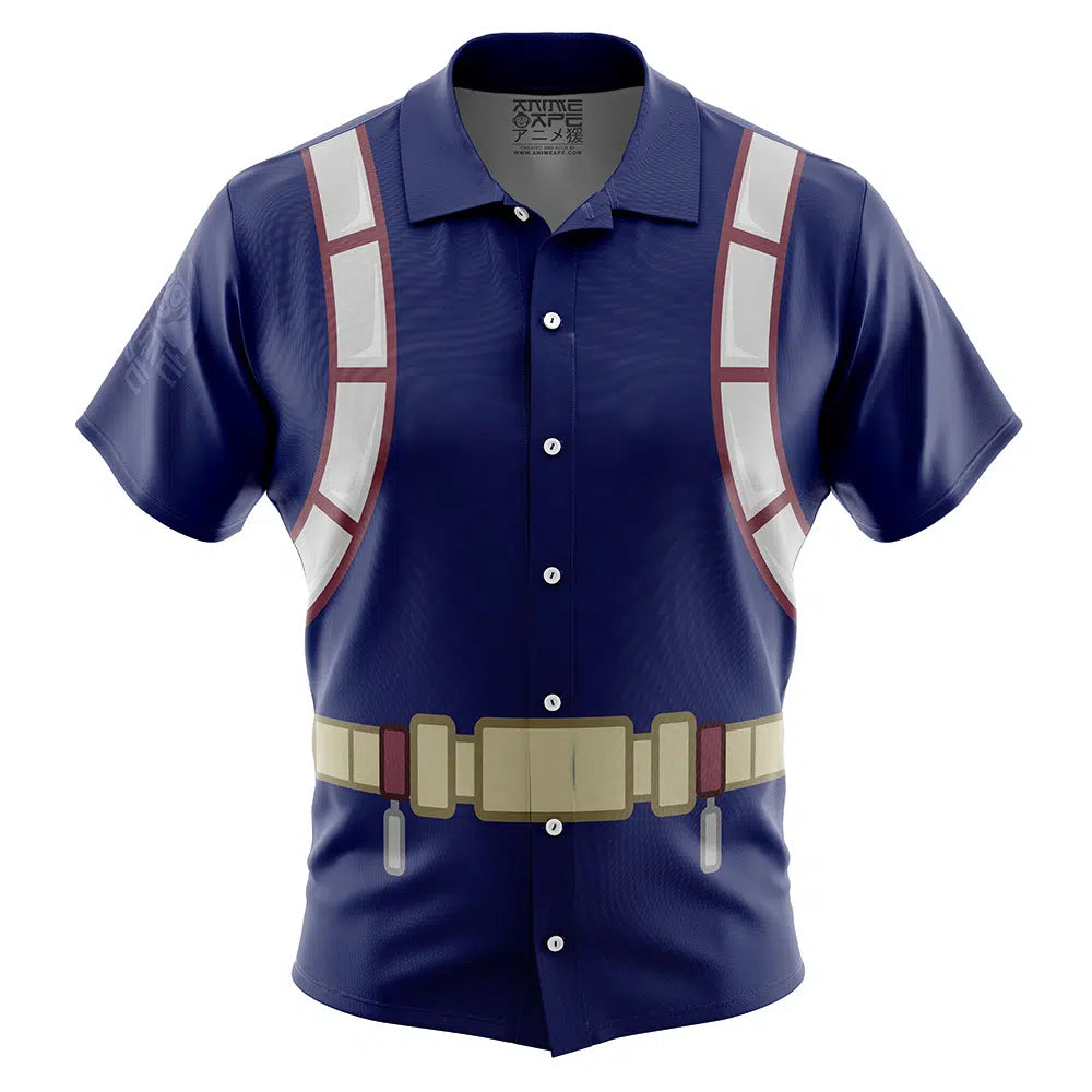 Todoroki My Hero Academia Button Up Hawaiian Shirt