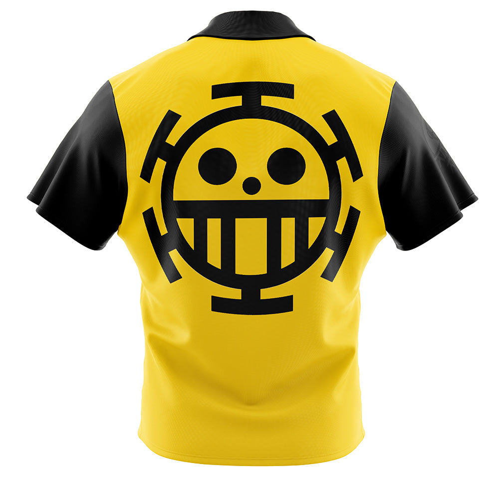 Trafalgar D Water Law One Piece Button Up Hawaiian Shirt