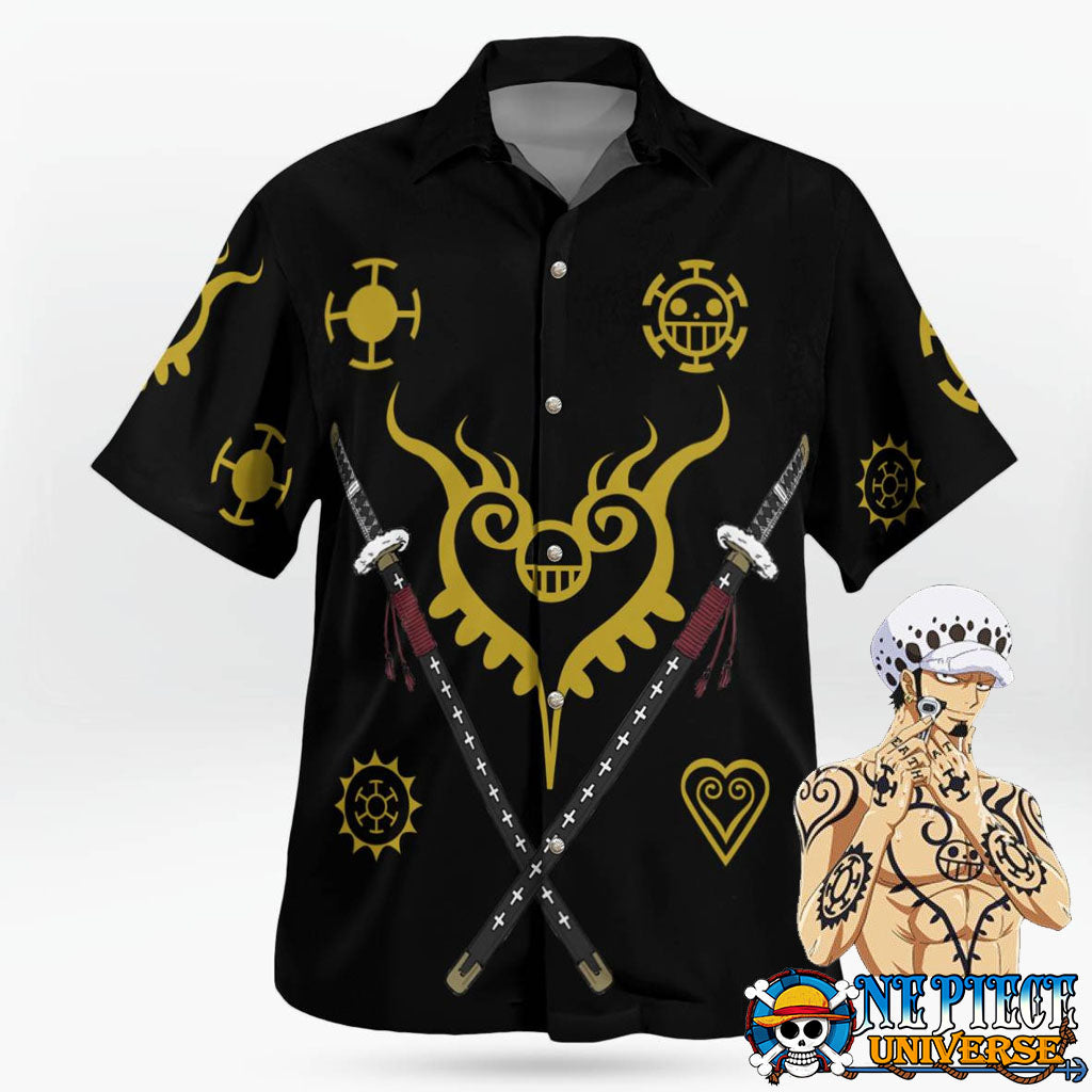 Trafalgar Law Tattoo Hawaiian Shirt Amazing Cosplay | One Piece Universe Store