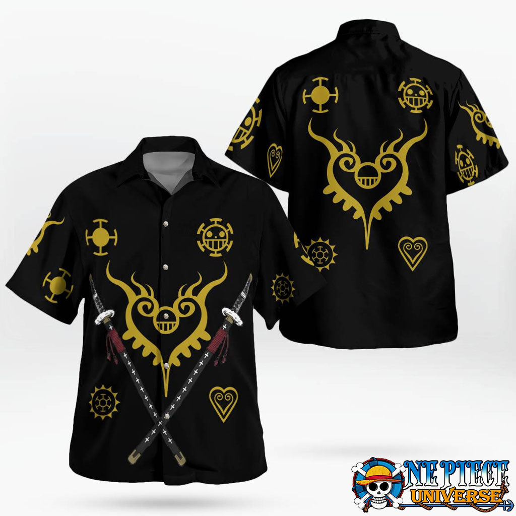 Trafalgar Law Tattoo Hawaiian Shirt Amazing Cosplay | One Piece Universe Store