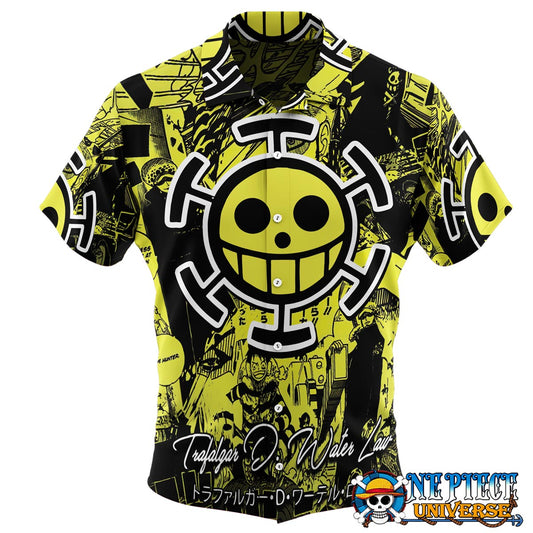 Anime Manga Trafalgar D.Water Law Hawaiian Shirt For Sale | One Piece Universe Store