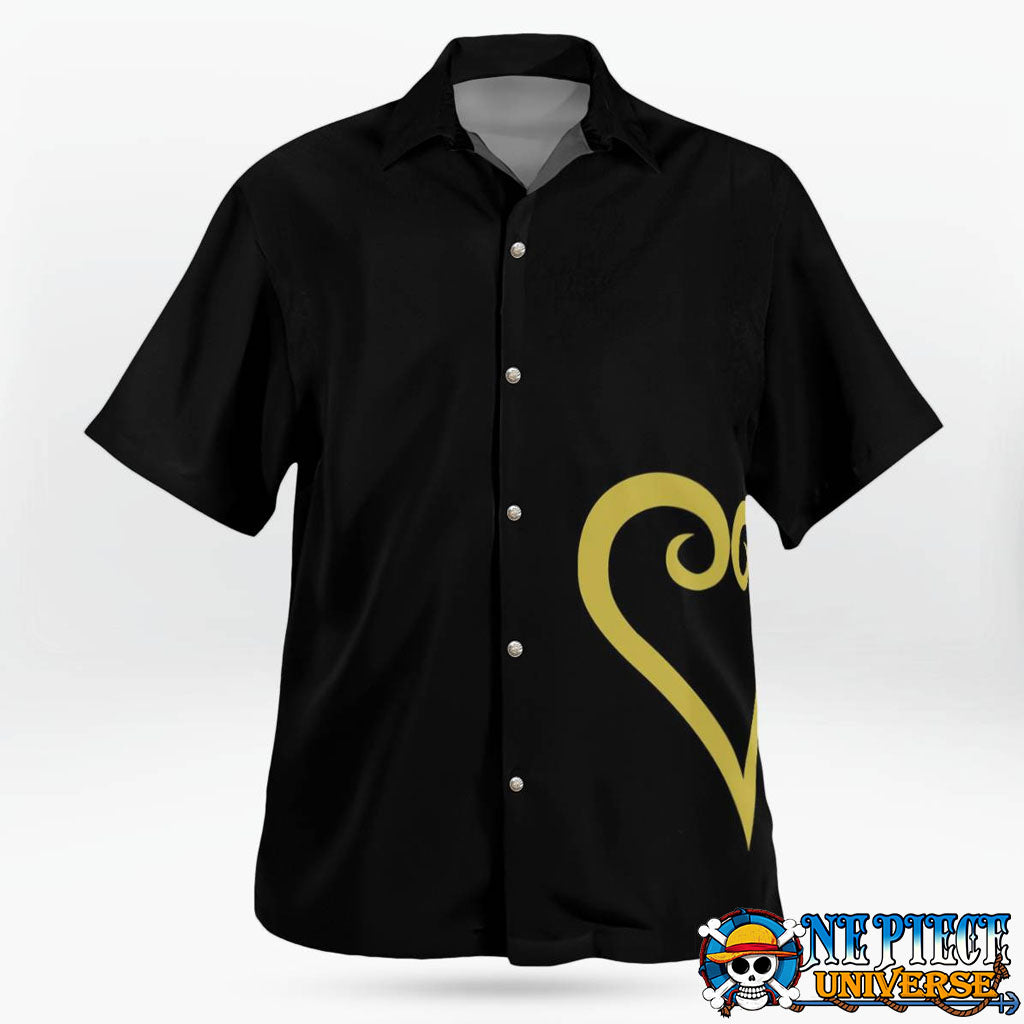Black Trafalgar Law Zou Hawaiian Shirt Design New arrivals | One Piece Universe Store