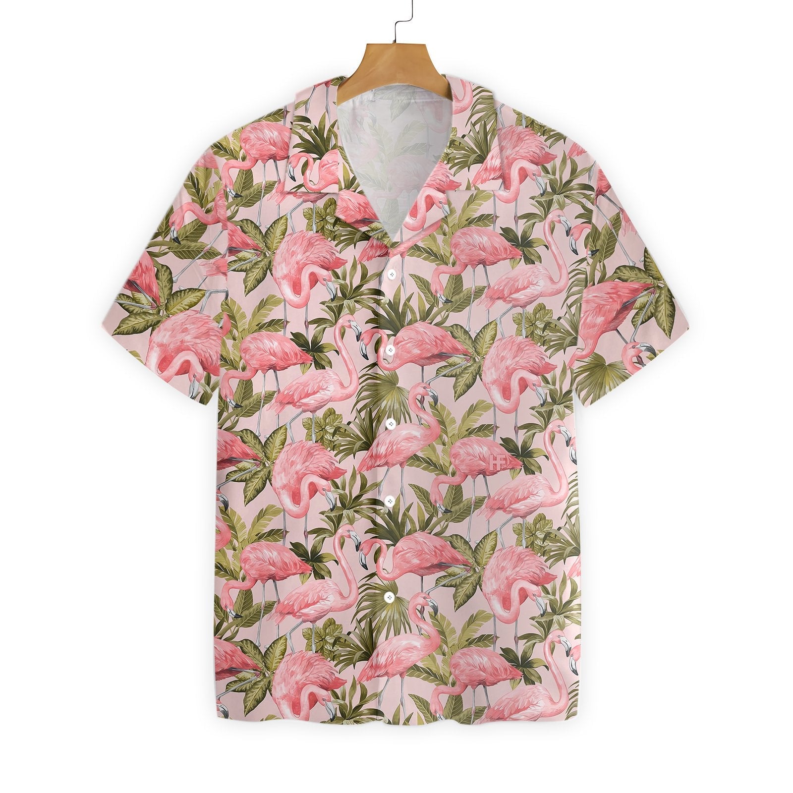 Gifury Flamingo Aloha Shirt Pink Aloha Shirt Flamingo Forest Pattern Hawaiian Shirt Flamingo Hawaii Shirt 2022