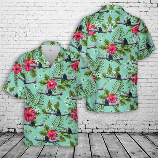 USAF Texas Air National Guard C-130J Dyess AFB, TX Hawaiian Shirt