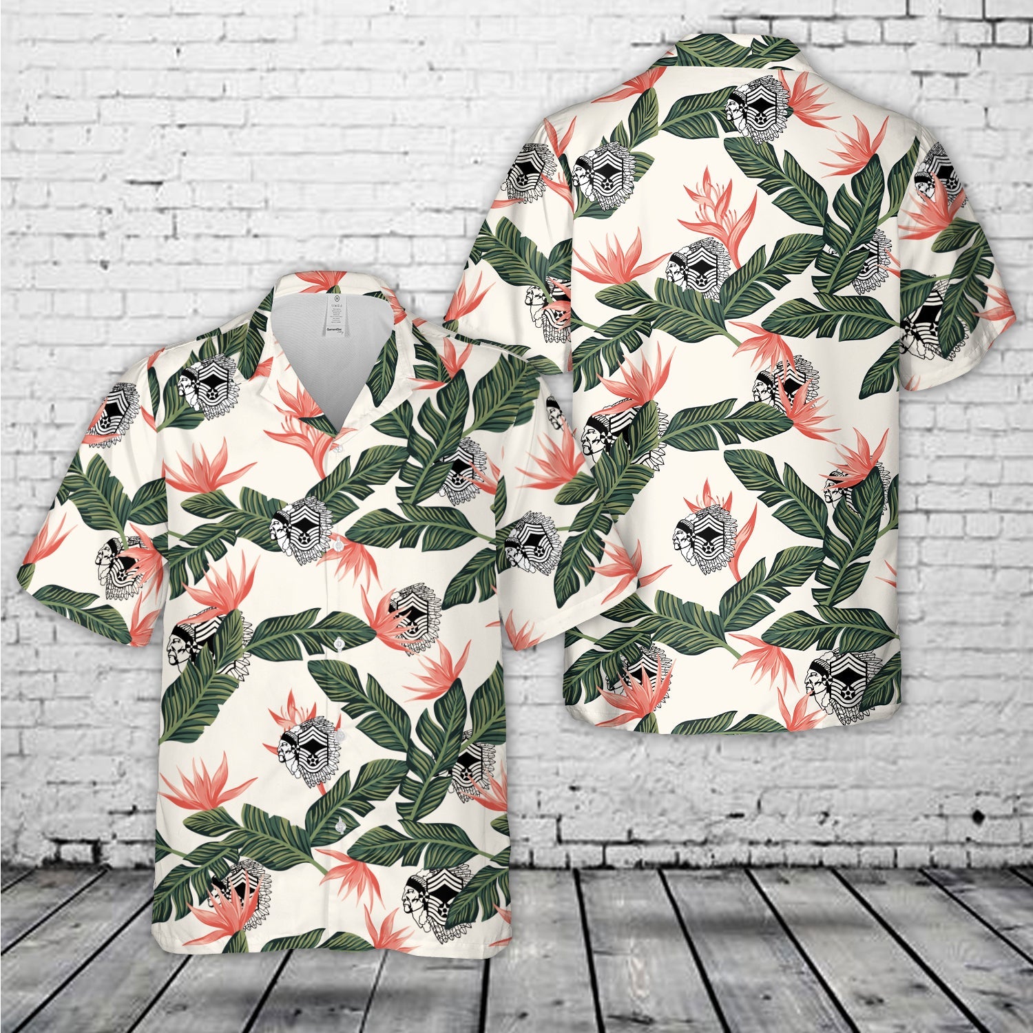 US Air Force Chief Master Sgt Hawaiian Shirt