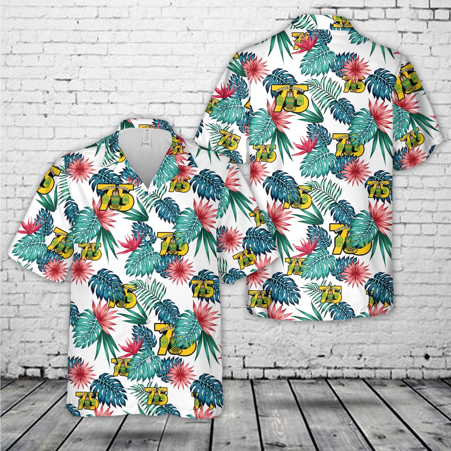 US Army SMC Class 75 Hawaiian Shirt
