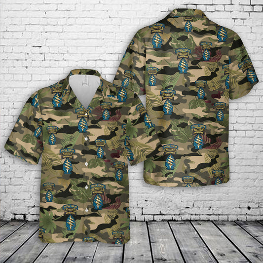 US Army Special Forces Group Hawaiian Shirt