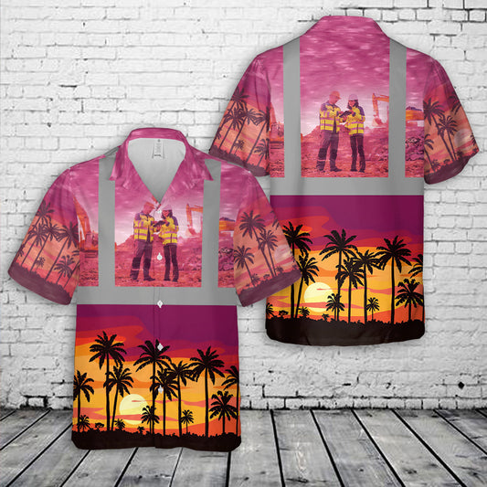 US Demolition Worker Hawaiian Shirt
