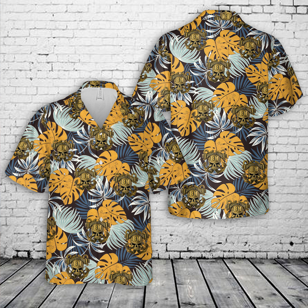 US Navy Boatswains Mate Hawaiian Shirt