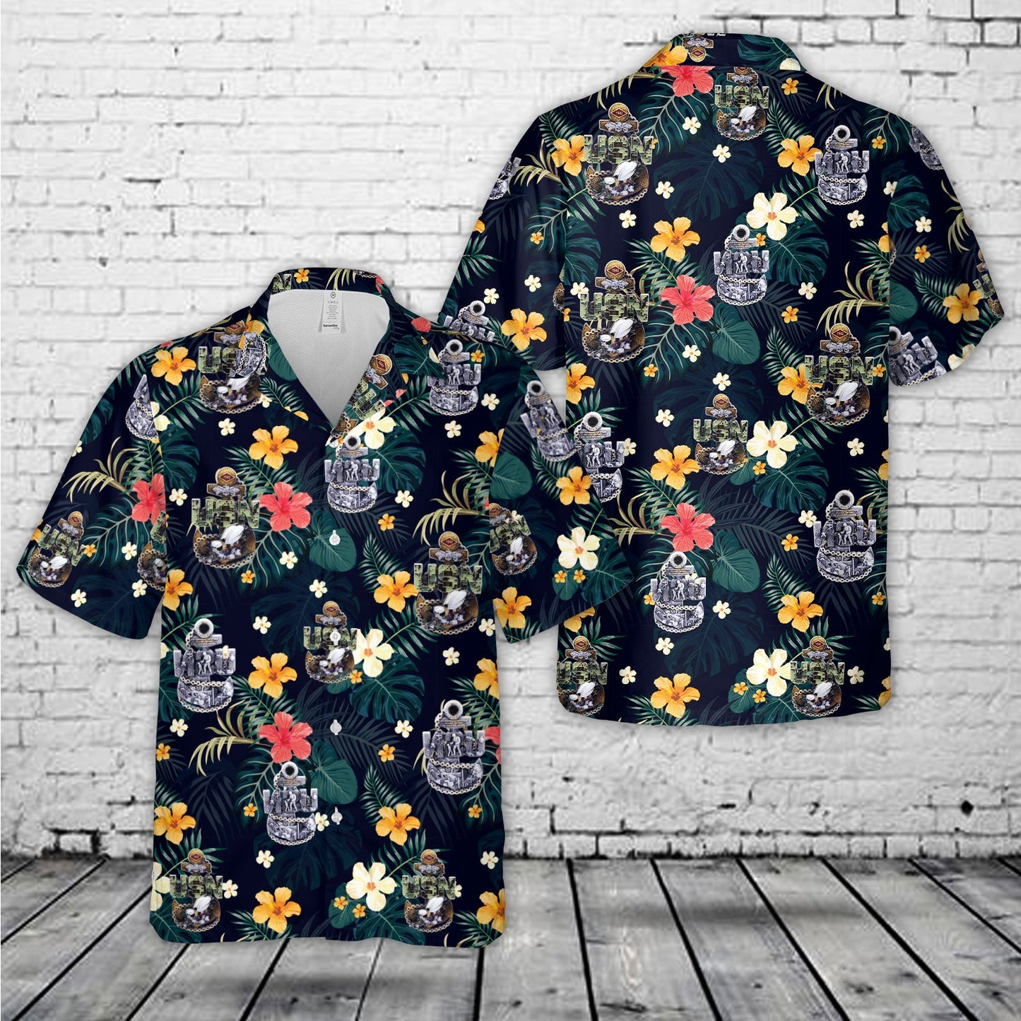 US Navy Seabees Chief’s Anchor CPO Hawaiian Shirt