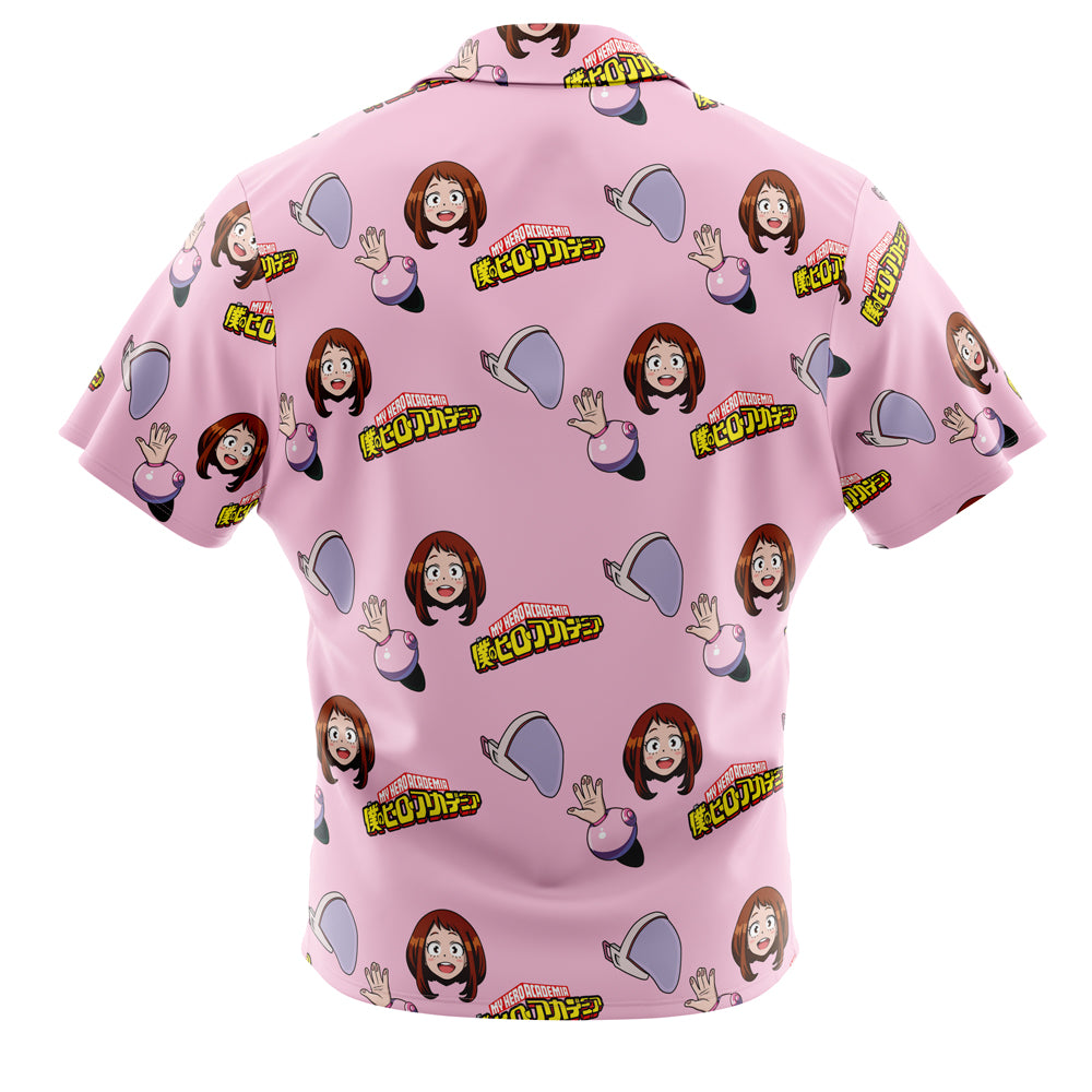Uraraka Ochako My Hero Academia Button Up Hawaiian Shirt