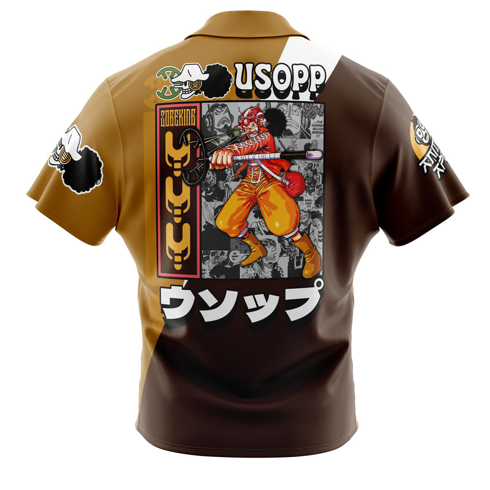 Usopp One Piece Button Up Hawaiian Shirt