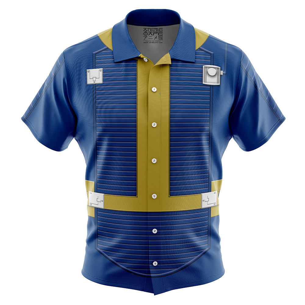 Vault Dweller 33 Fallout Button Up Hawaiian Shirt