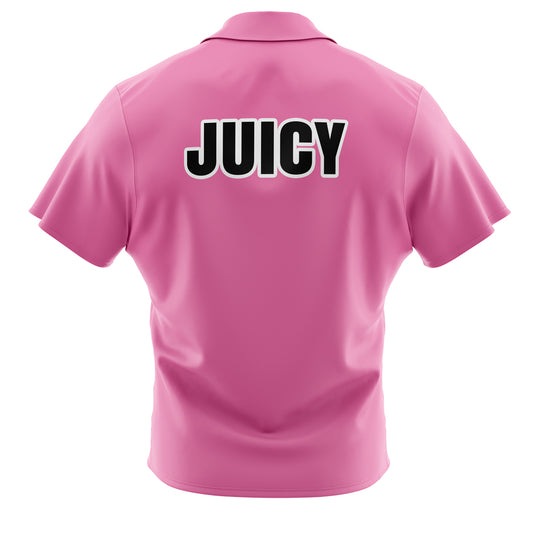 Vegeta Juicy Pink Dragon Ball Z Abridged Button Up Hawaiian Shirt