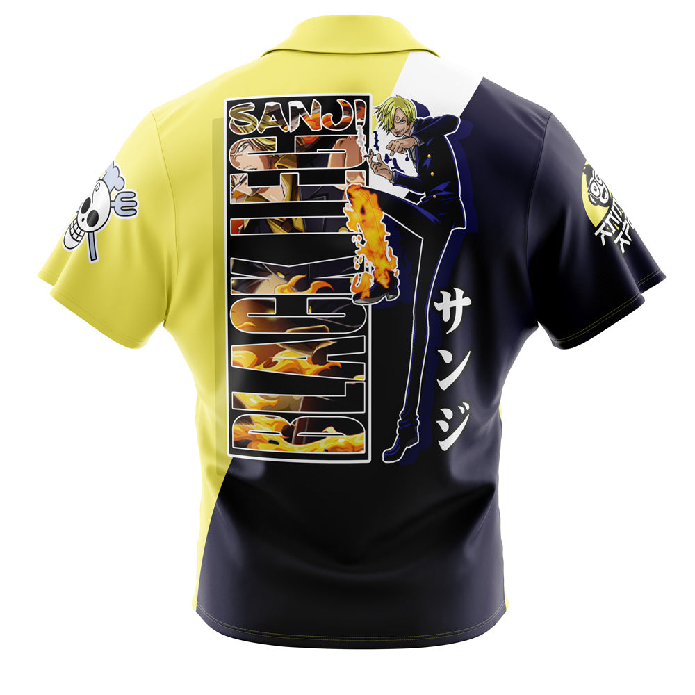 Vinsmoke Sanji One Piece Button Up Hawaiian Shirt