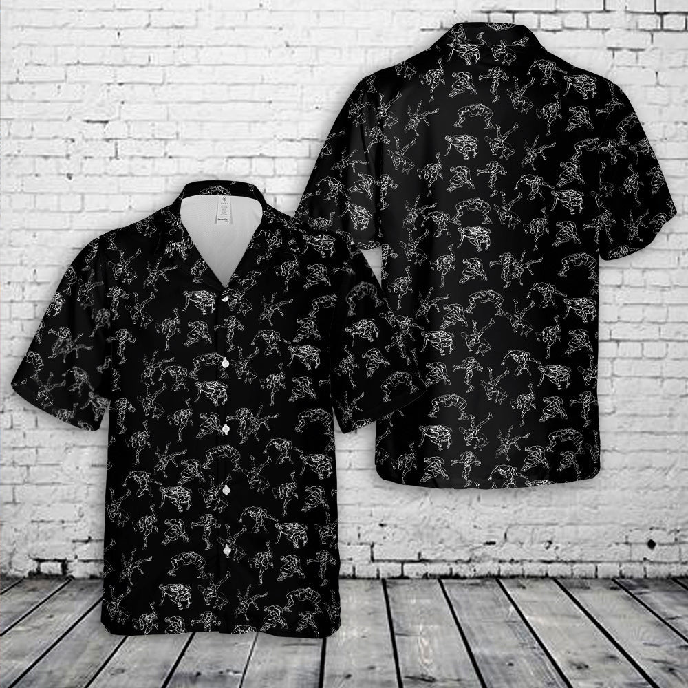 Wrestling Hawaiian Shirt