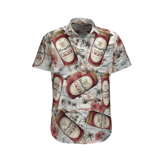 NoClaws Yuengling Hawaii Shirt Yuengling Lager Beer Tropical Islands Aloha Shirt Colorful Unisex