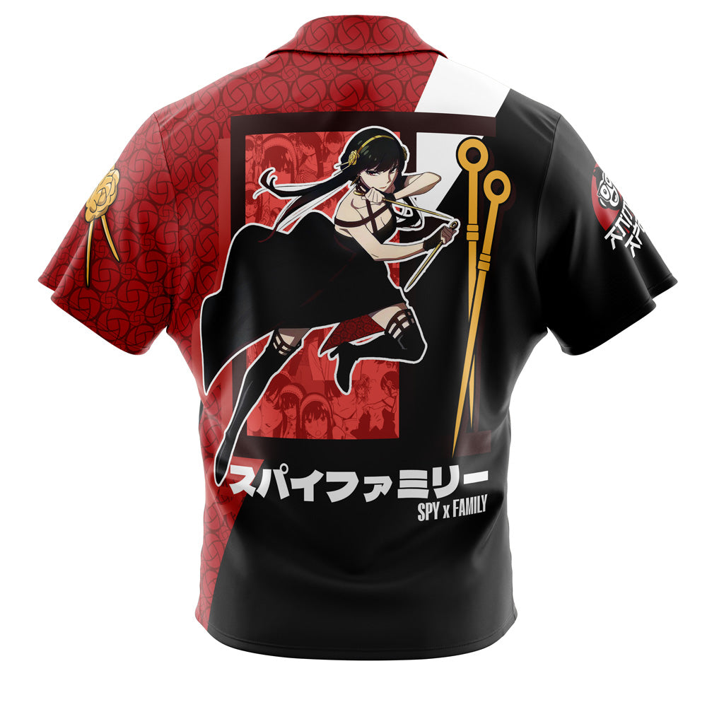 Yor Forger Spy x Family Button Up Hawaiian Shirt