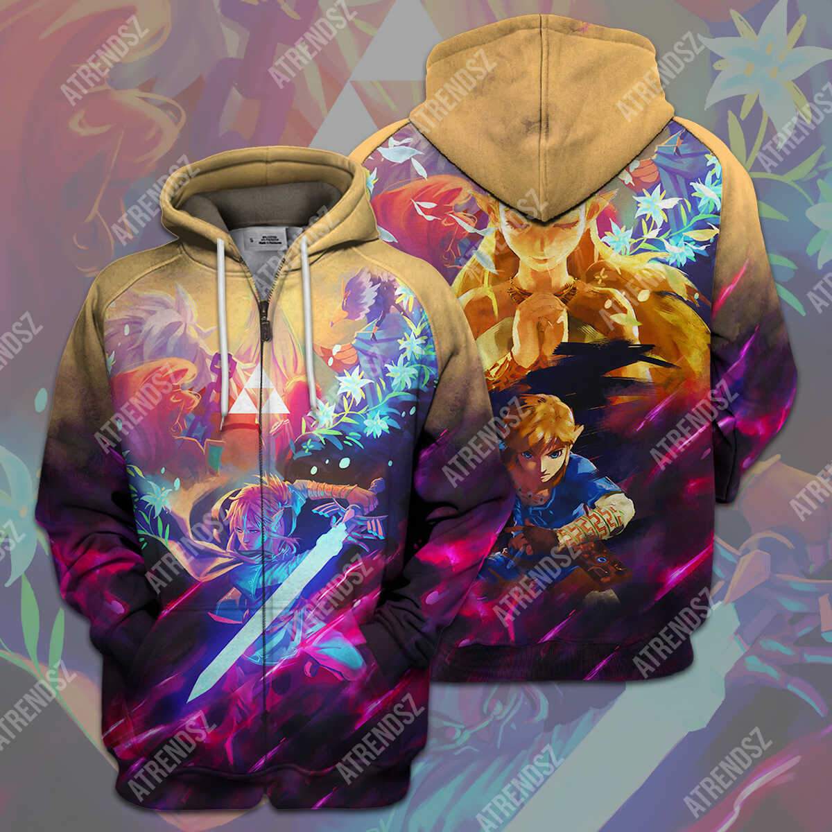 Legend Of Zelda T-shirt Breath OF The Wild Yellow T-shirt Legend Of Zelda Hoodie Sweater Tank