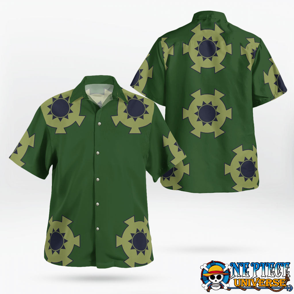 Zoro Wano Hawaiian Shirt Green Pattern HOT 2025 | One Piece Universe Store