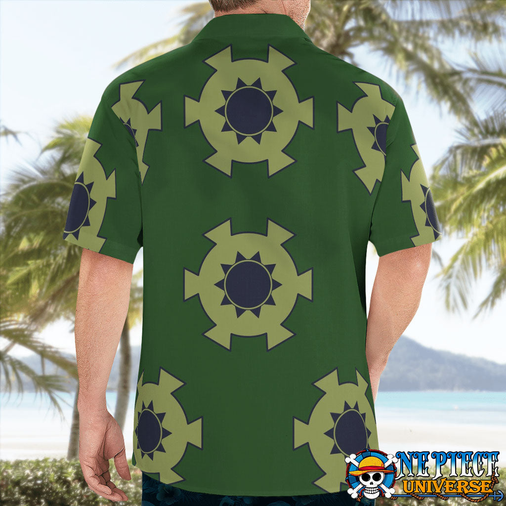 Zoro Wano Hawaiian Shirt Green Pattern HOT 2025 | One Piece Universe Store