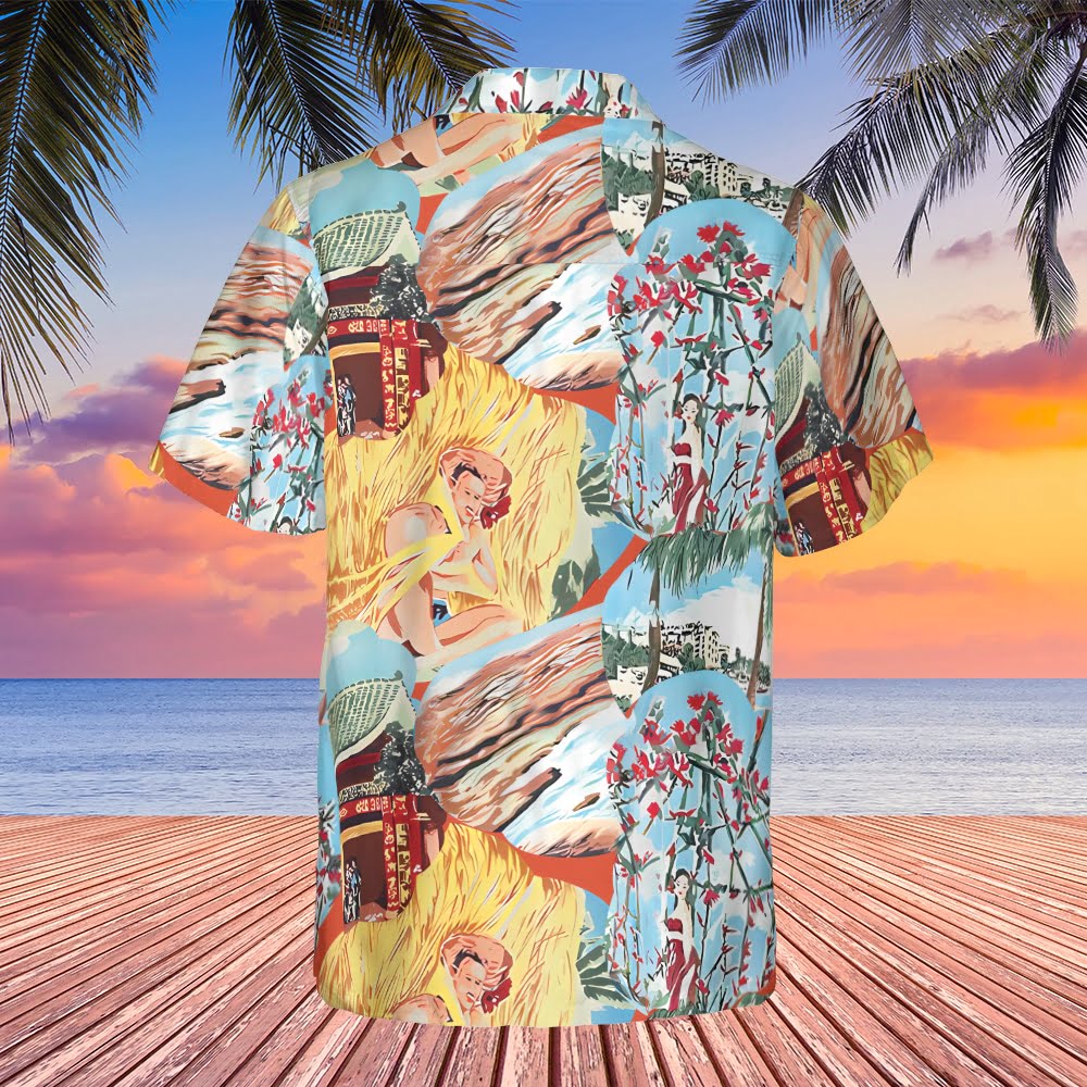 Ace Ventura Pet Detective 1994 Jim Carrey Floral Hura Hawaiian Shirt - Tazila