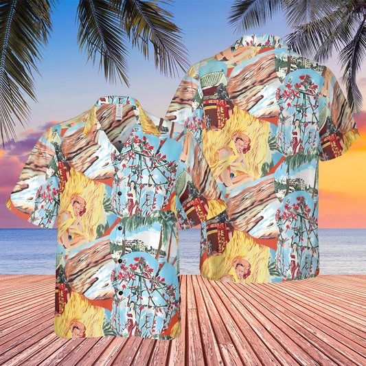Ace Ventura Pet Detective 1994 Jim Carrey Floral Hura Hawaiian Shirt - Tazila
