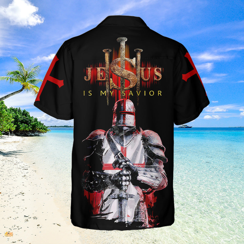 Knights Templar Faith Inspired Aloha Hawaiian Shirts For Men and Women