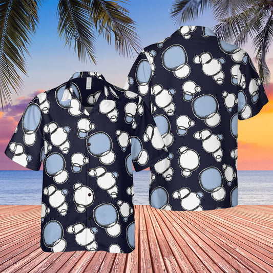The Sopranos Tony Soprano Bubbles Pattern Hawaiian Shirt - Tazila