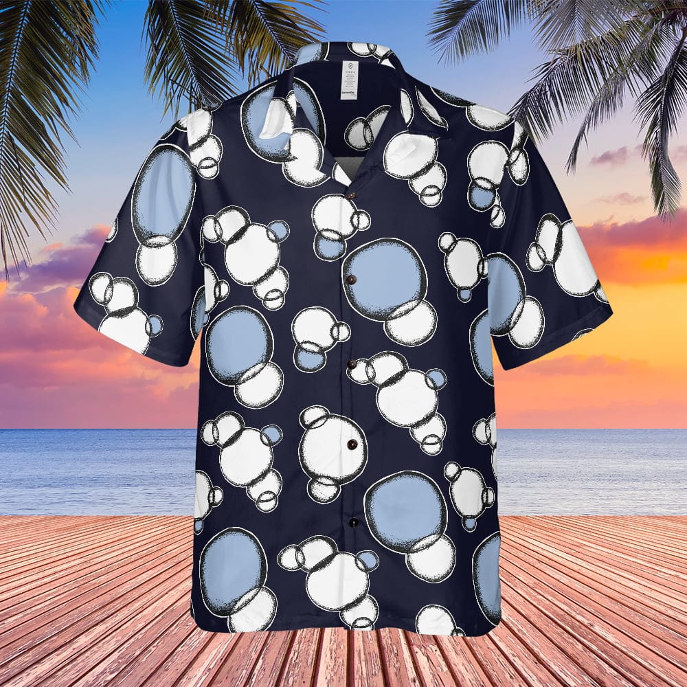 The Sopranos Tony Soprano Bubbles Pattern Hawaiian Shirt - Tazila