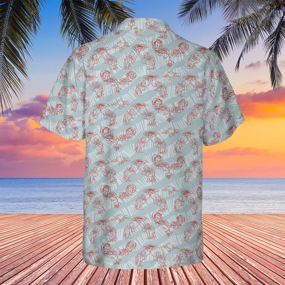The Office Michael Scott Tropical Flowers Hawaiian Shirt - Tazila