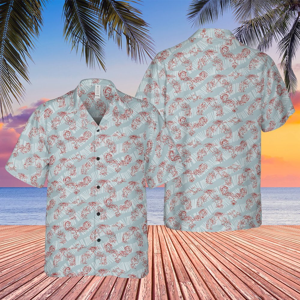 The Office Michael Scott Tropical Flowers Hawaiian Shirt - Tazila