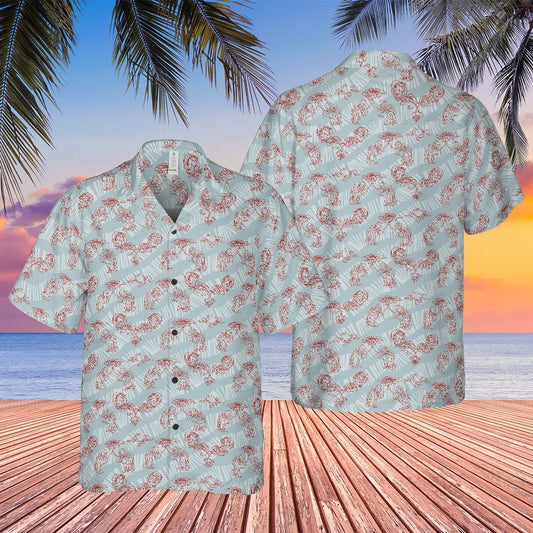 The Office Michael Scott Tropical Flowers Hawaiian Shirt - Tazila