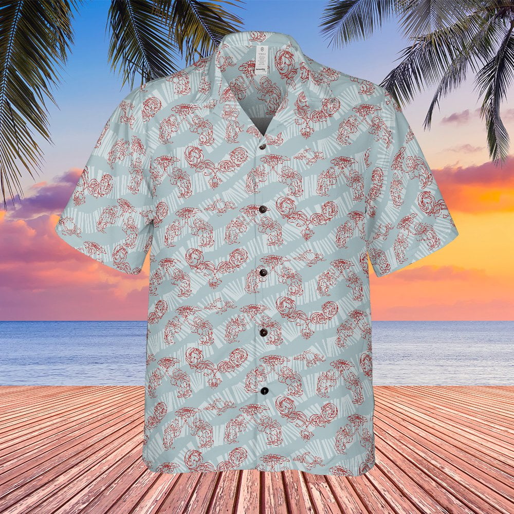 The Office Michael Scott Tropical Flowers Hawaiian Shirt - Tazila