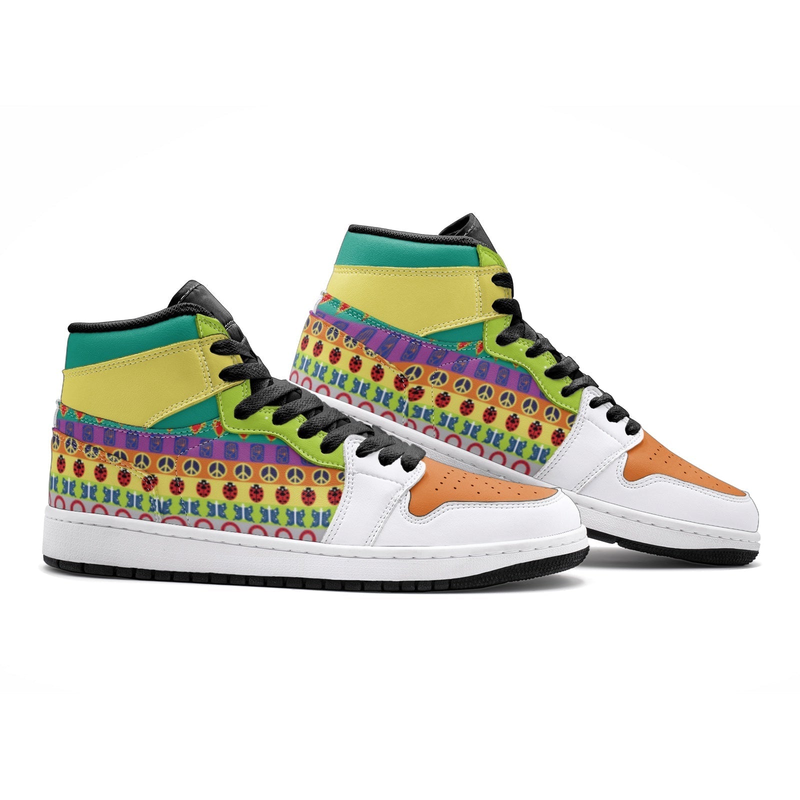 Colorful Patterns JD1 Shoes