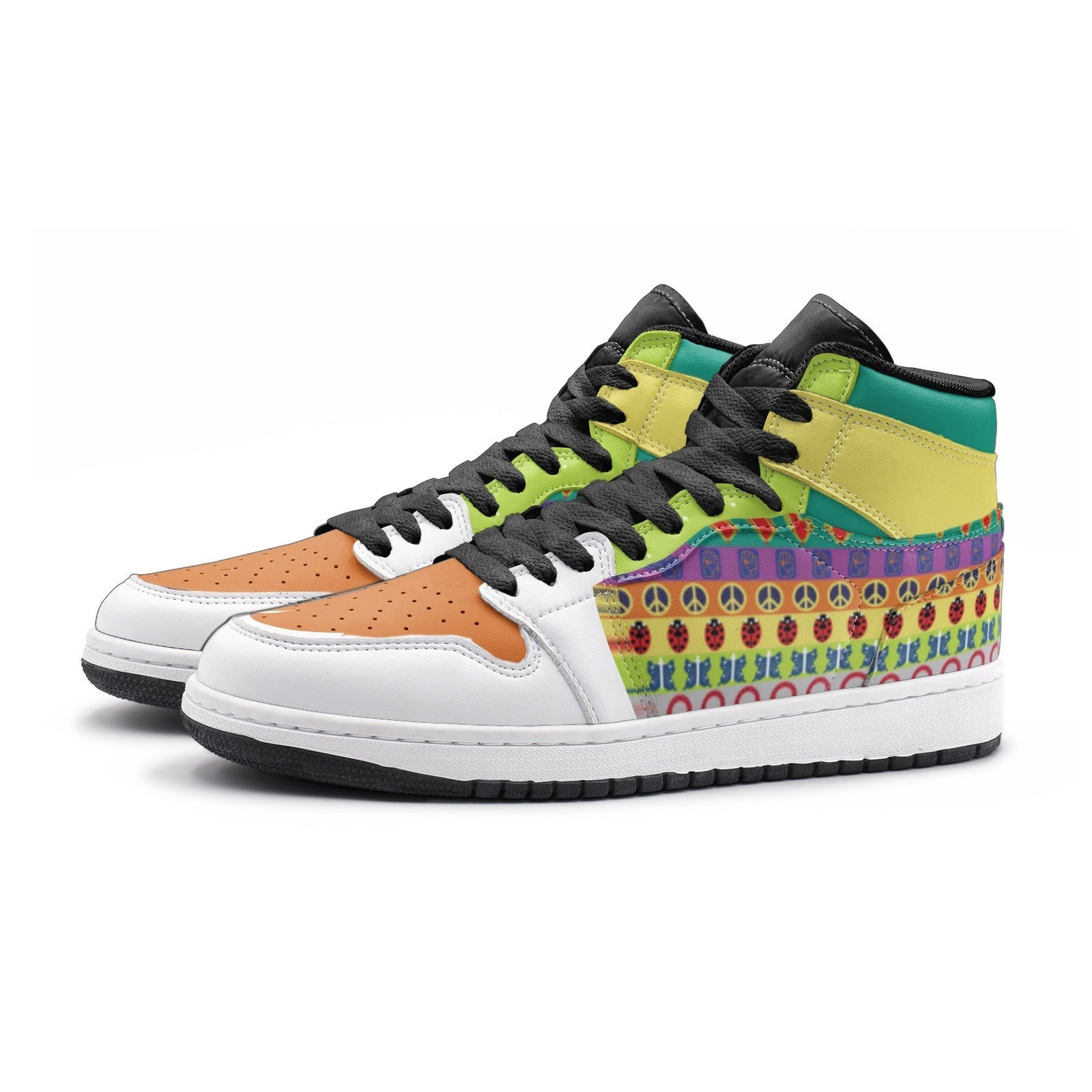 Colorful Patterns JD1 Shoes