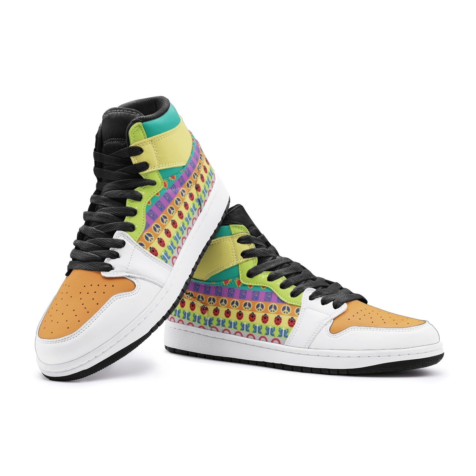 Colorful Patterns JD1 Shoes