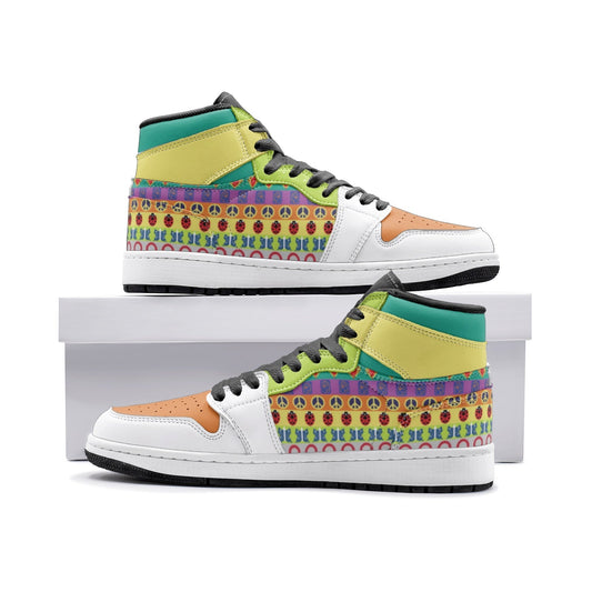 Colorful Patterns JD1 Shoes