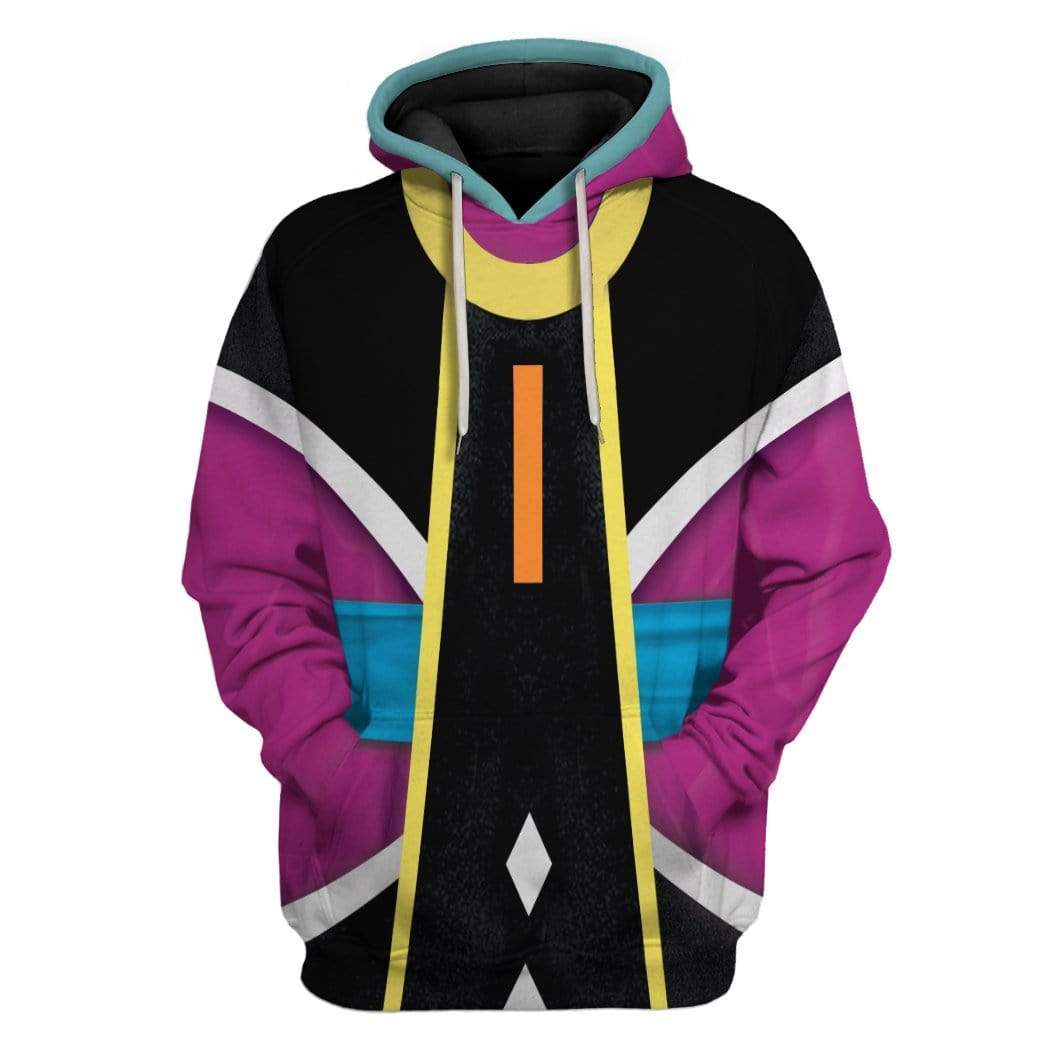 Dragon Ball Shirt Whis The Guide Angel Costume Purple T-shirt Anime Fan Hoodie