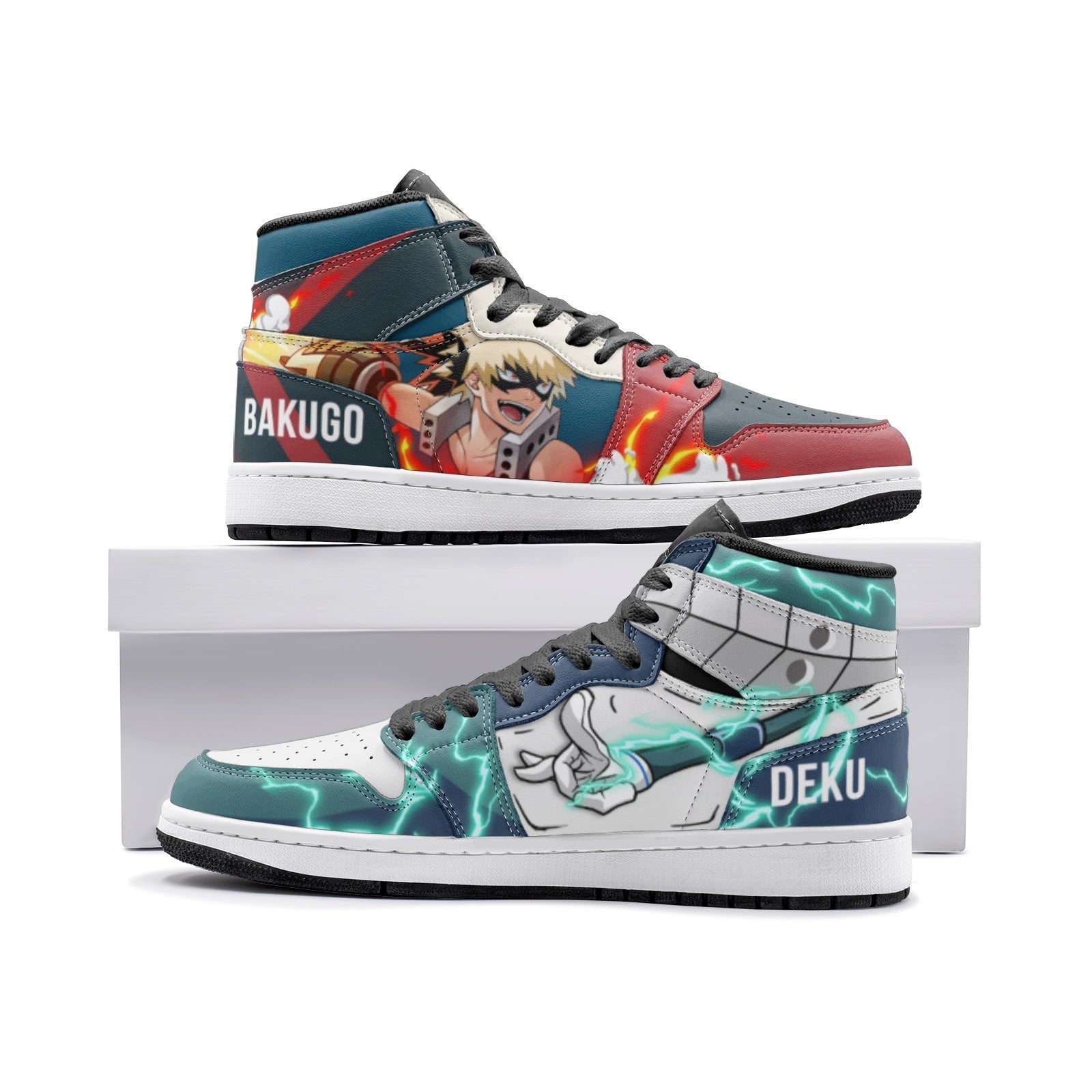 Deku and Bakugo My Hero JD1 Shoes