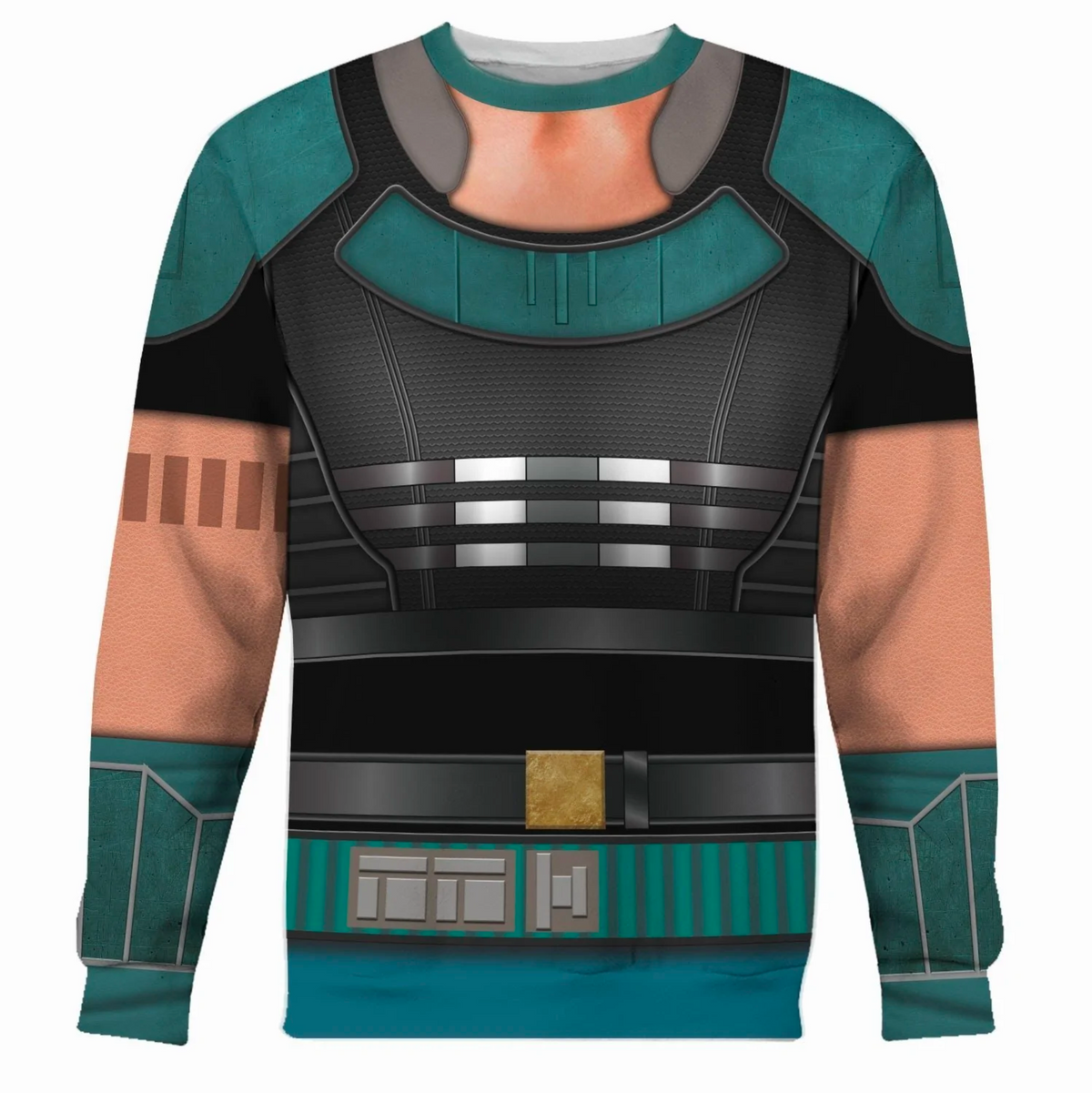 SW Hoodie Cara Dune Costume SW Cosplay T-shirt Black Green Unisex Adults