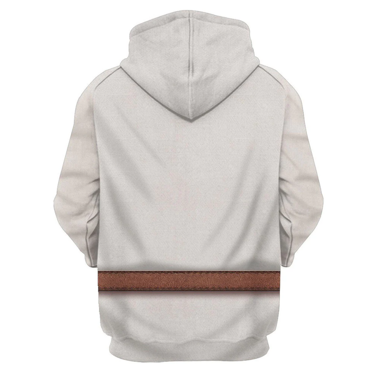 SW Hoodie Luke Skywalker Costume SW Cosplay Hoodie White Unisex Adults