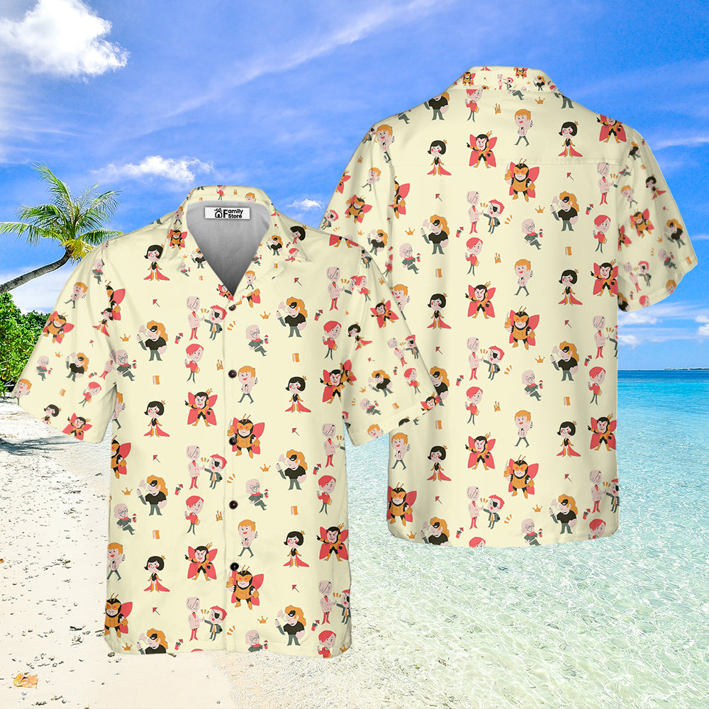 The Venture Bros Pattern Hawaiian Shirt