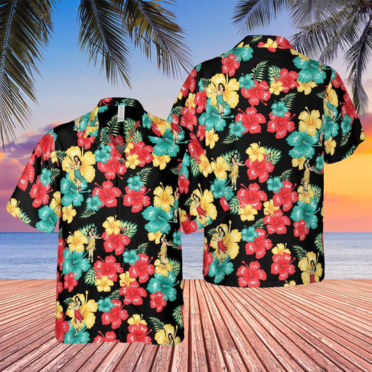 Back To The Future Emmett Brown Doc Train Hawaiian Shirt - Tazila