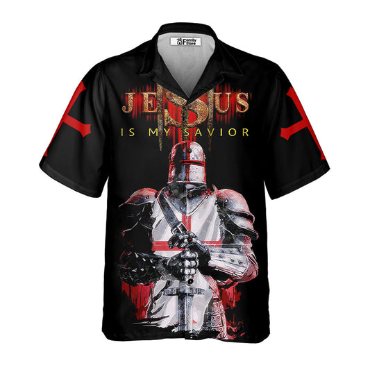 Knights Templar Faith Inspired Aloha Hawaiian Shirts For Men and Women