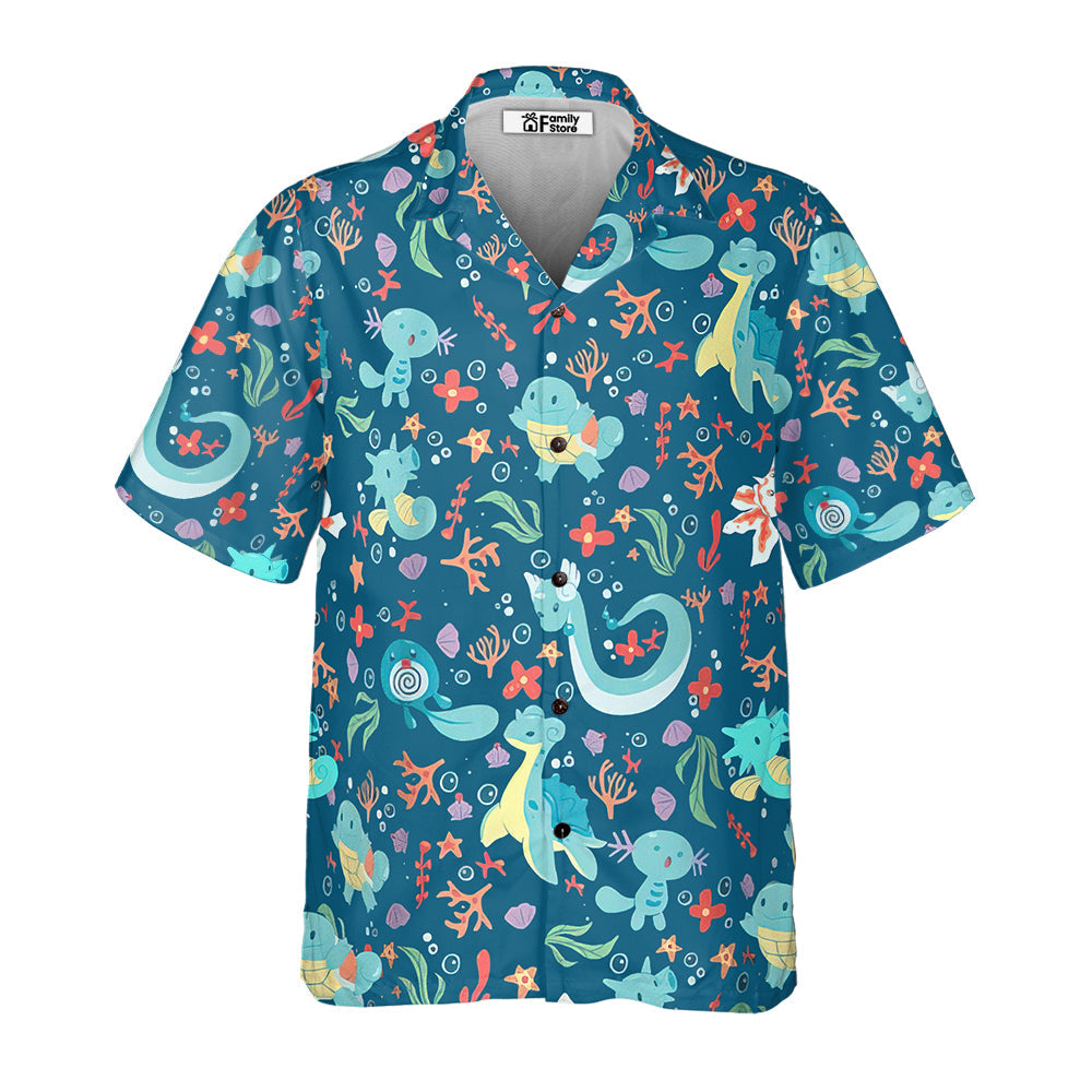 Water PoMo Pattern - Hawaiian Shirt